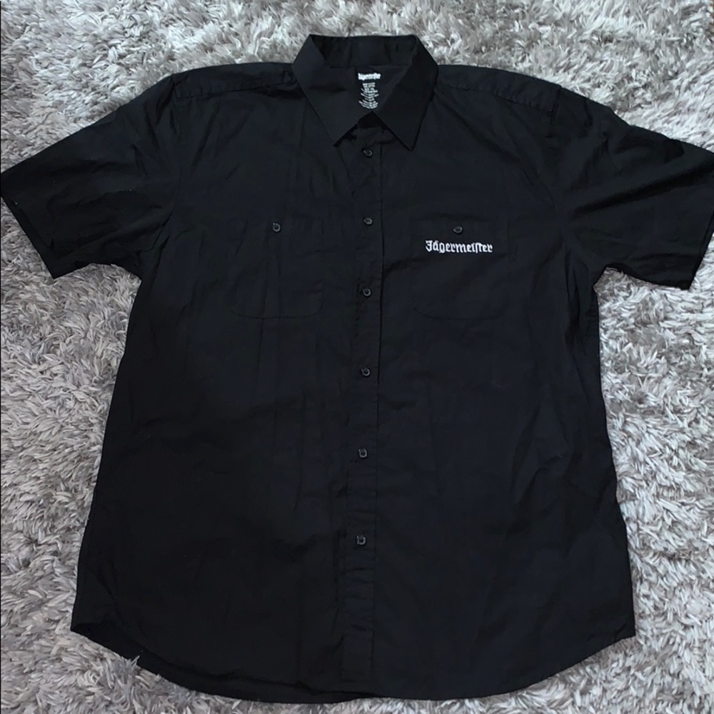 Jagermeister xxl short sleeve button up